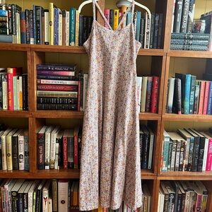 Pact Midi Fit and Flare Floral Dress